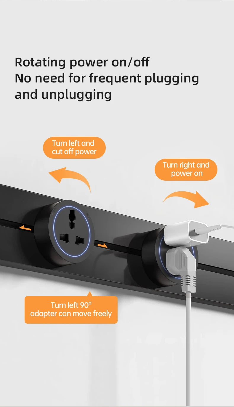Universal Home Kitchen Bathroom Office Sockets Pop Replaceable High-end Quality Wall Power Track Socket EU UK FR US THA Standard