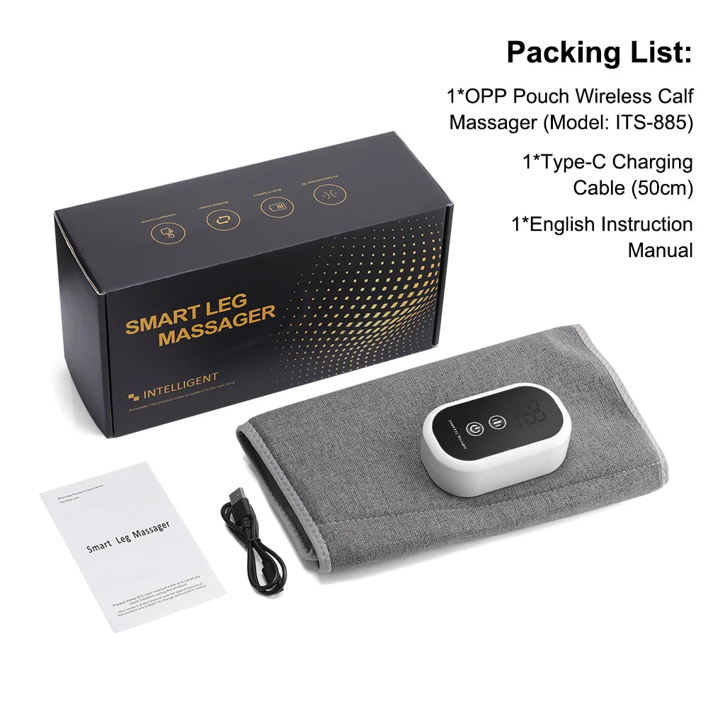 Electric Leg Calf Massager 3 Modes Air Pressure Leg Massage Airbag Vibration Wireless Leg Massage Muscle Relax Health Care