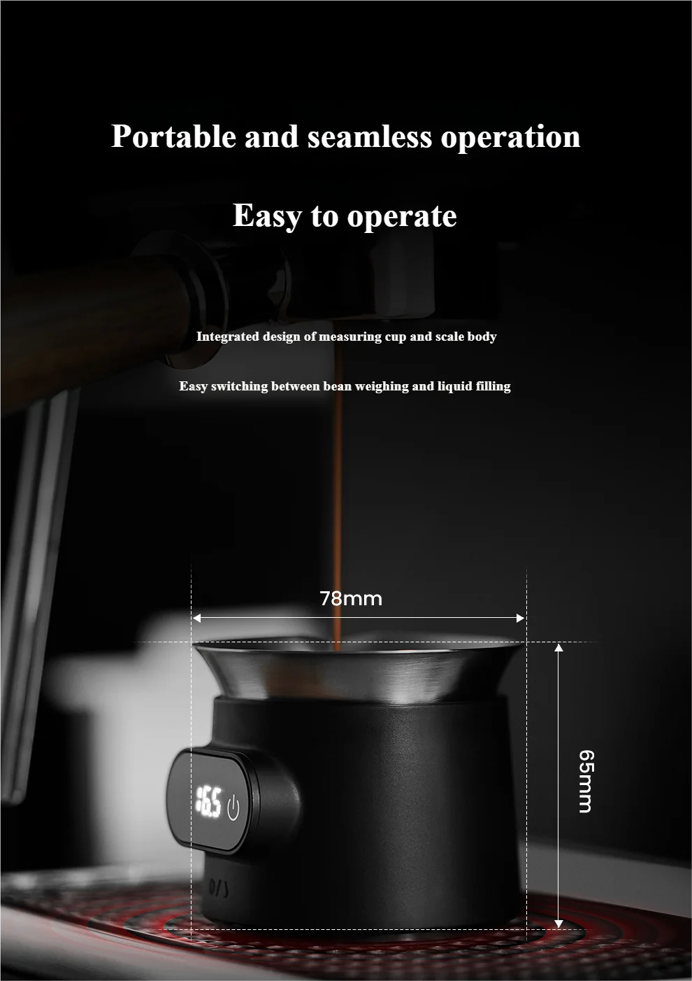 MHW-3BOMBER ESP Coffee Scale Precision Efficiency Lightweight Convenience All-Scenario Indoor & Outdoor Professional Scale