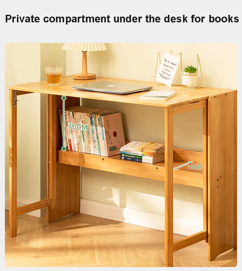 Folding Desk Computer Table Desk Student Household Small Desktop  Bedroom Bedside Writing Workbench