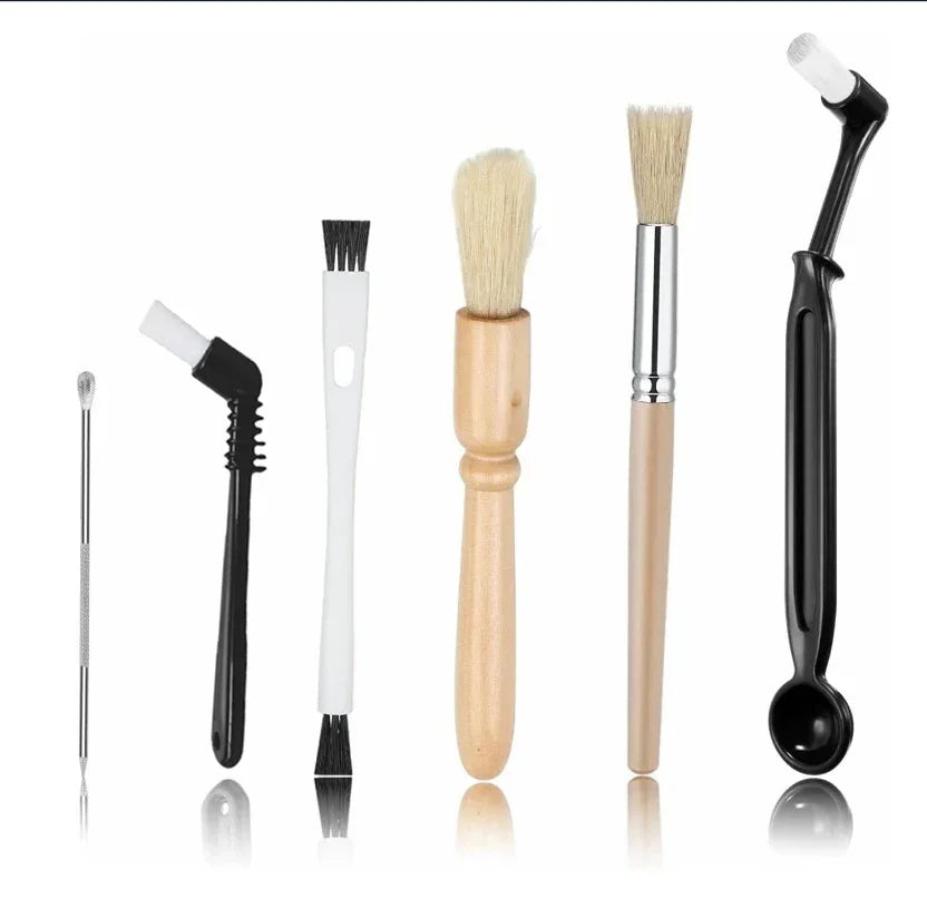 Coffee Machine Cleaning Brush Grinding Machine Wooden Cleaning Brush Coffee Machine Head Brush Coffee Brush Set