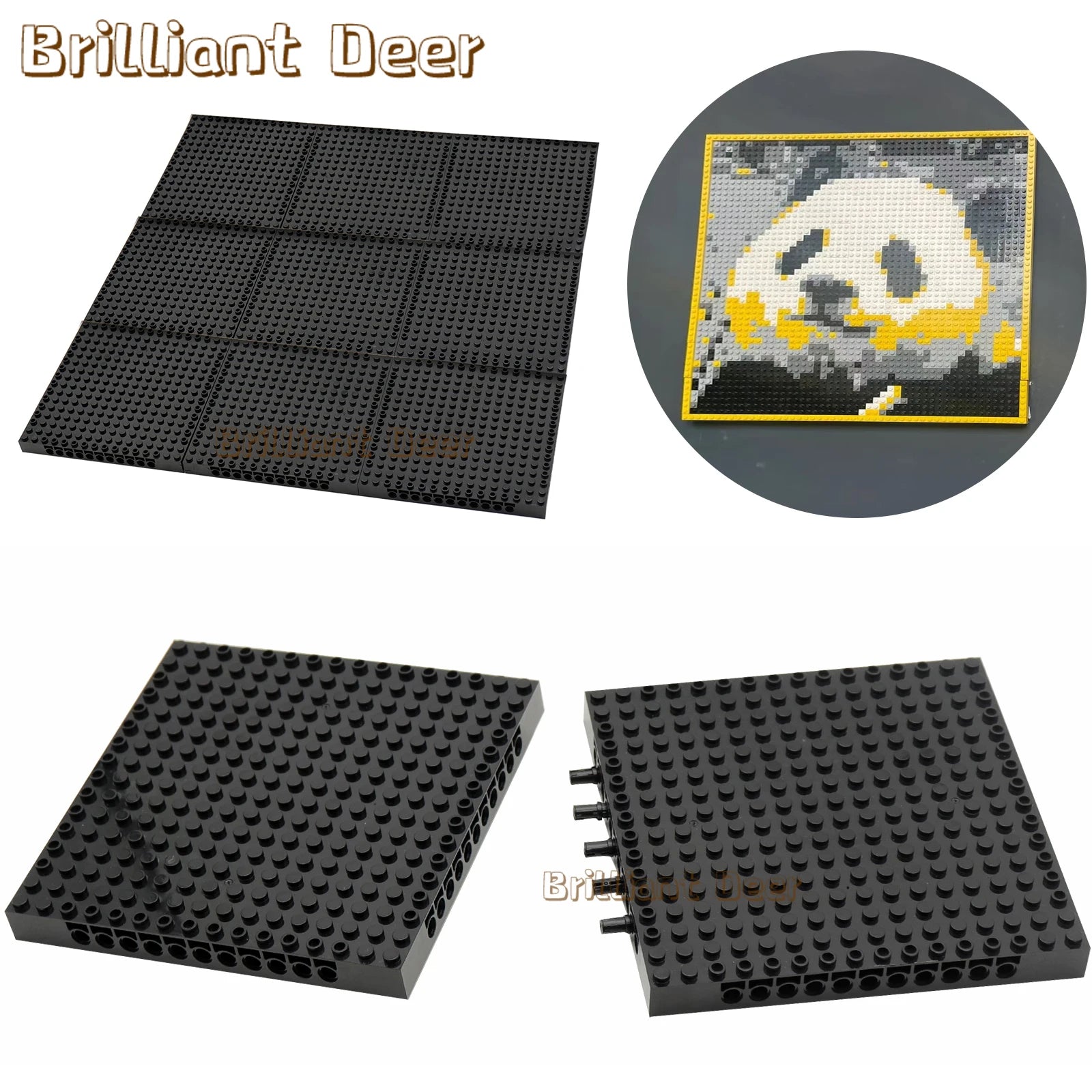 32x32 32x16 Dots Classic Building Blocks Base Plate MOC DIY Small Size Bricks Baseplate Parts for City Figures Children Toys