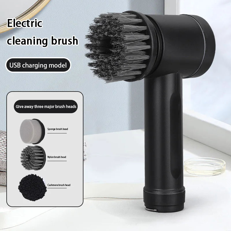 Xiaomi Electric Cleaning Brush Wireless Black High-power Multifunctional Bathroom Waterproof Portable Cleaning Brush Household