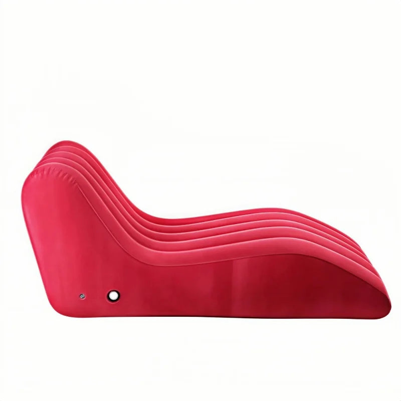 Outdoor Camping Folding Air Chair - Reclining Massage Chair | Indoor Double Inflatable Sofa Bed with Electric Pump