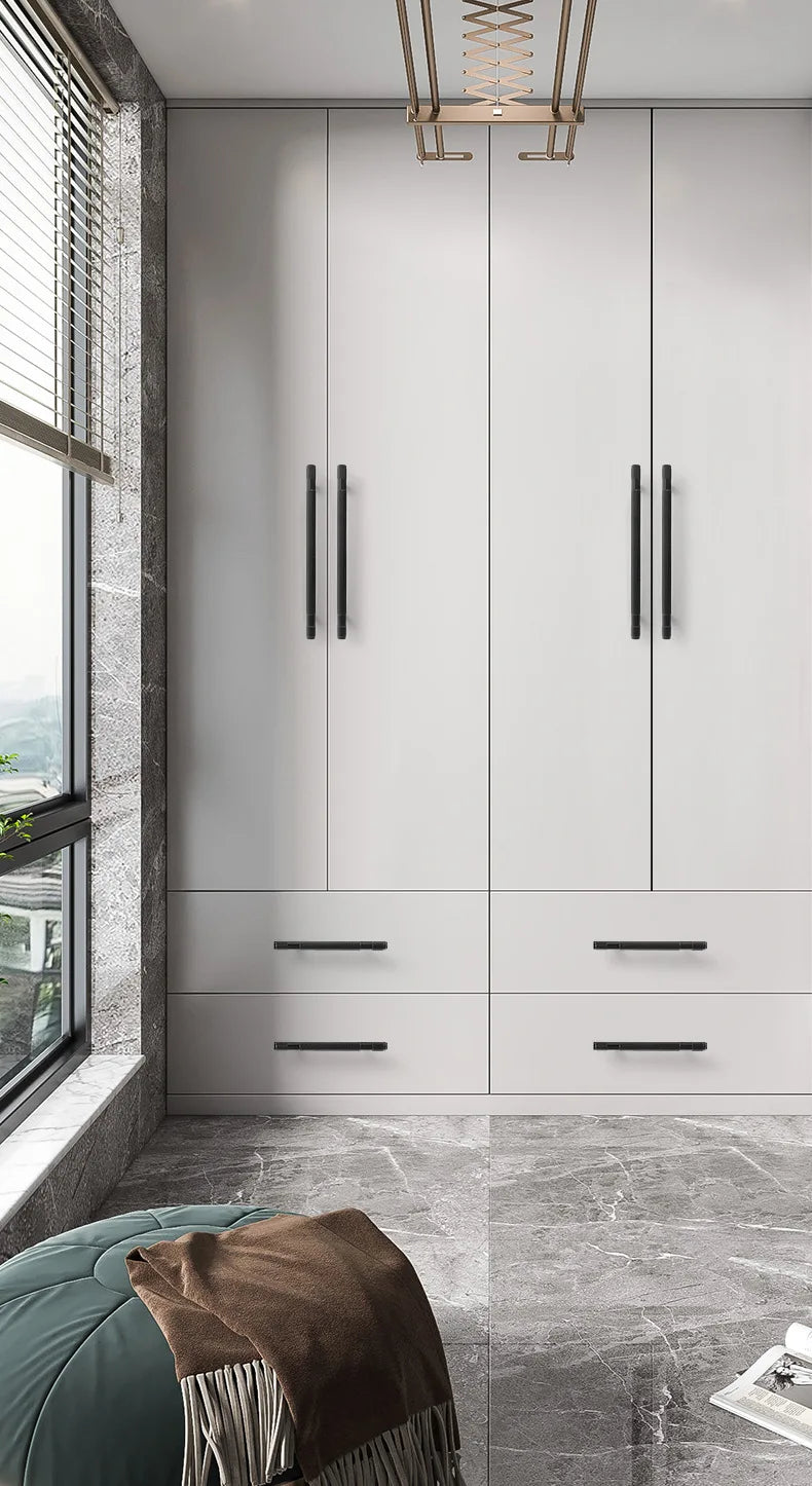 Black Gold Knurled Kitchen Cupboard Cabinet Storage Handles Closet T Bar Wardrobe Door Pulls Door Knobs Home Furniture Handles