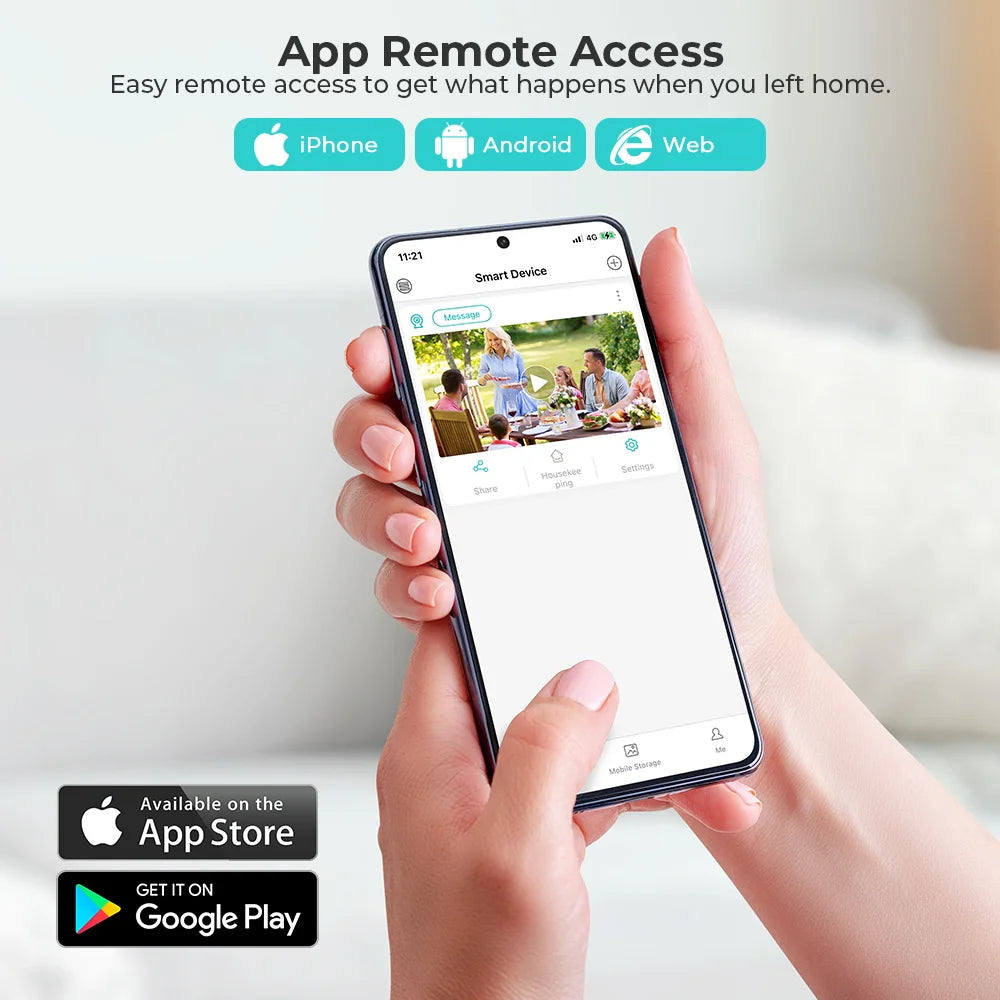 BESDER 8MP Wifi Camera 4K 180 Panoramic Outdoor Camera 2 Way Audio Wireless CCTV IP Camera IR Version Home Surveillance Camera