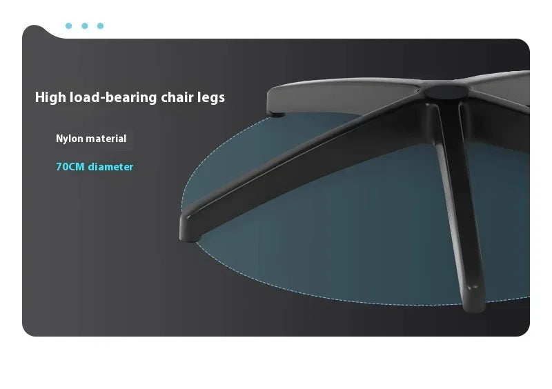 Ergonomic Office Chair Liftable Mesh Computer Chair with 4D Lumbar Support Home Office Swivel Chair with Latex Seat Cushion