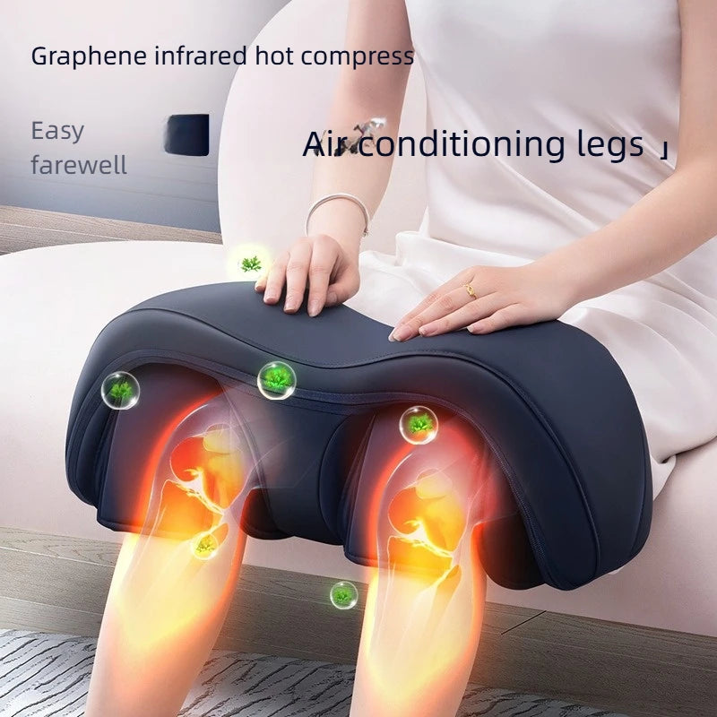 Newly Upgraded Leg And Knee Massager Foot Hot Compress Massage Relaxation Airbag Vibration