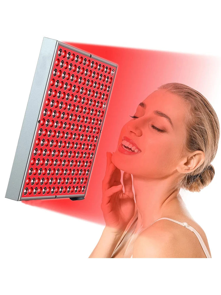 45W NEW LED Light Therapy Panel Body Pain Relief Treatment 660nm 850nm Near Infrared Full Body Face Anti Aging Red Grow Light