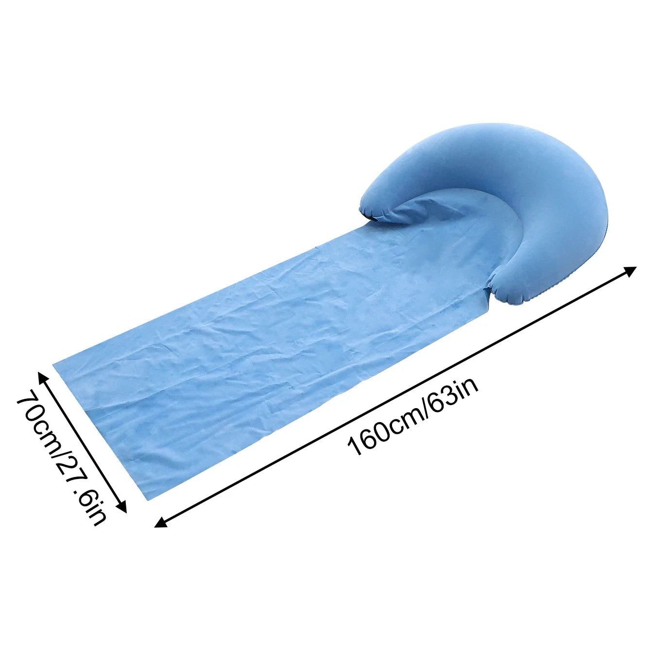 Outdoor Camping Foldable Inflatable Beach Mat Compact Convenient and Simple Camping Outdoor Mat Suitable For Beach Parties