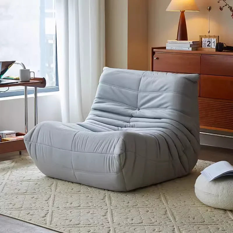 Internet celebrity caterpillar lazy sofa single lying balcony leisure chair can lie down can sleep togo modern simple living roo