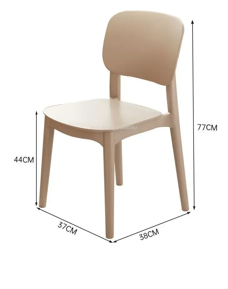 Hot Chair, Plastic, Household, Thickened, Restaurant, Backrest Chair, Commercial, Dining Chair, Modern, Simple, Comfortable