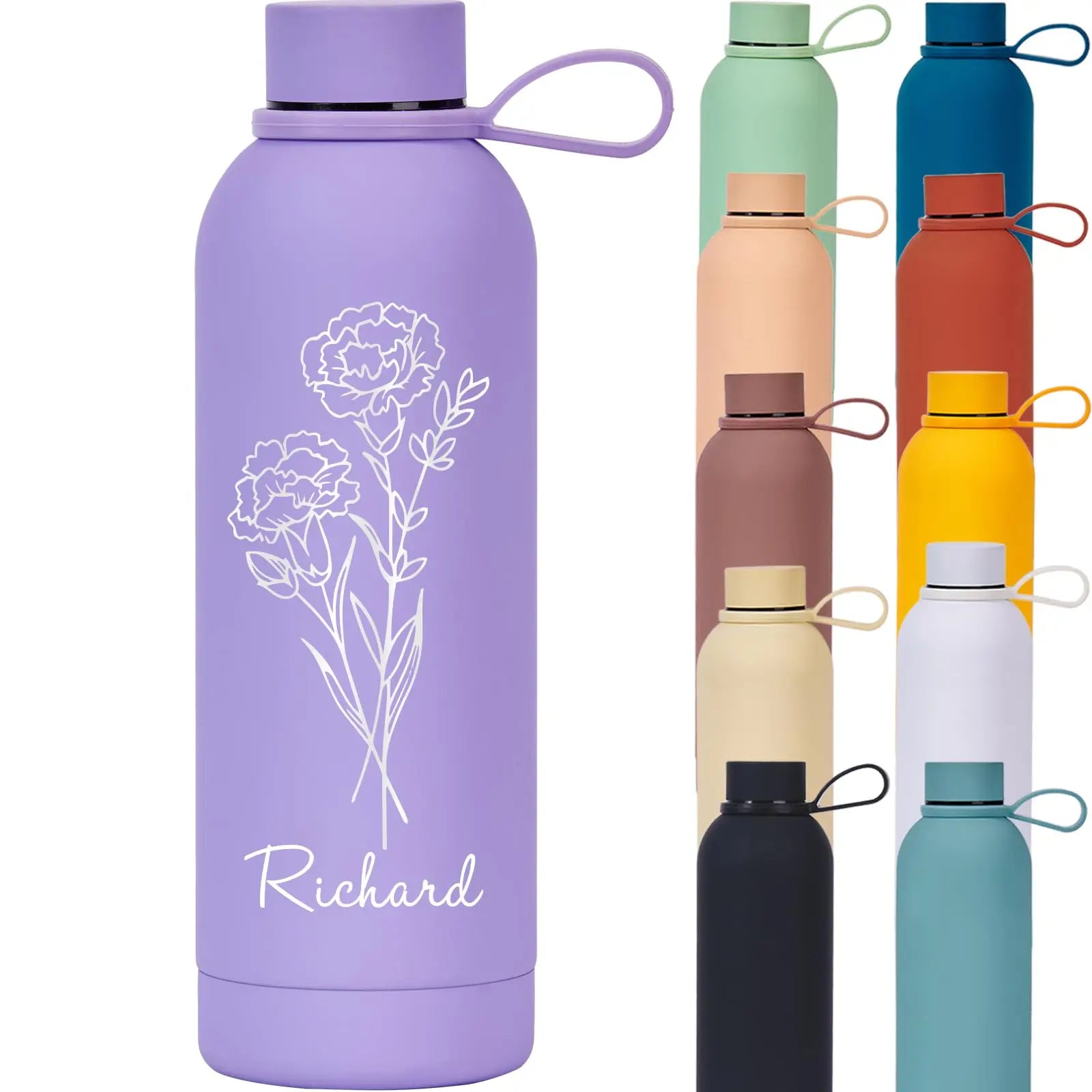 Custom Portable Insulated Cup Personalized Name Logo Thermal Mug For Christmas Halloween Birthday Gift Travel Sport Drinkware