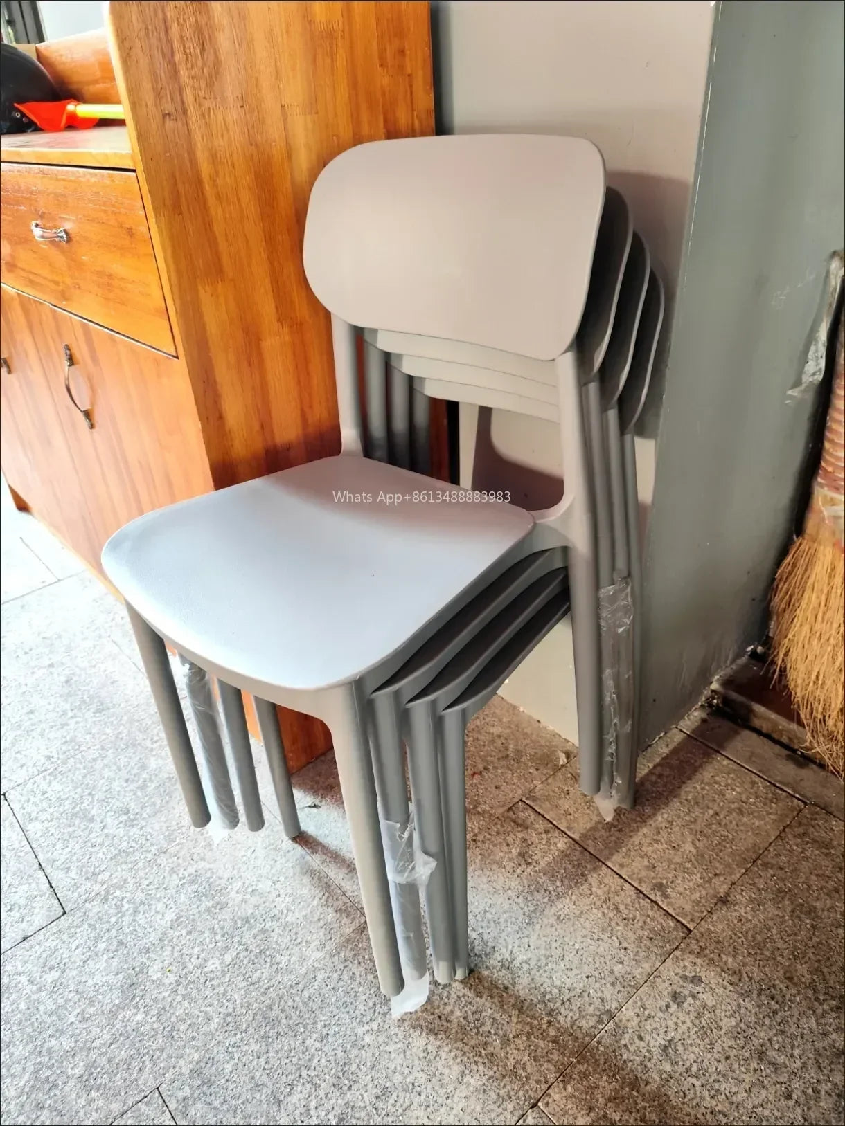 Hot Chair, Plastic, Household, Thickened, Restaurant, Backrest Chair, Commercial, Dining Chair, Modern, Simple, Comfortable
