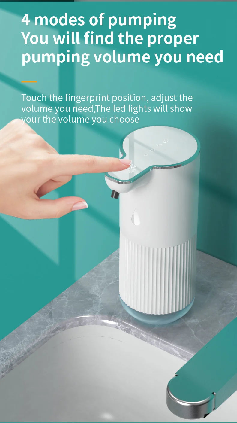 Hotel Waterproof Wall-mounted Touchless Automatic Foam Soap Dispenser Rechargeable Desktop Electric Soap Dispenser for Kids