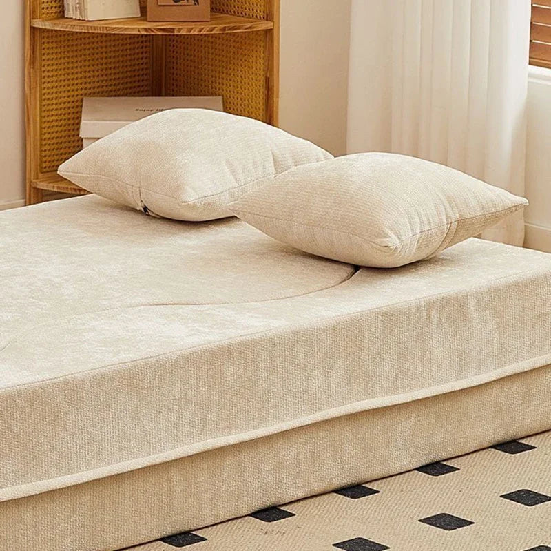 Teddy Sofa Multifunctional Transformable Vacuum Compression Sofa Bed Flip Foldable Washable Customizable Couch for Living Room