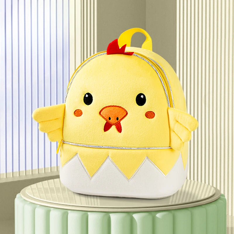 Popular Plush Backpack for Kindergarten Boys and Girls Children's Backpack for Babies Anti Lost Backpack for Babies Super Cute