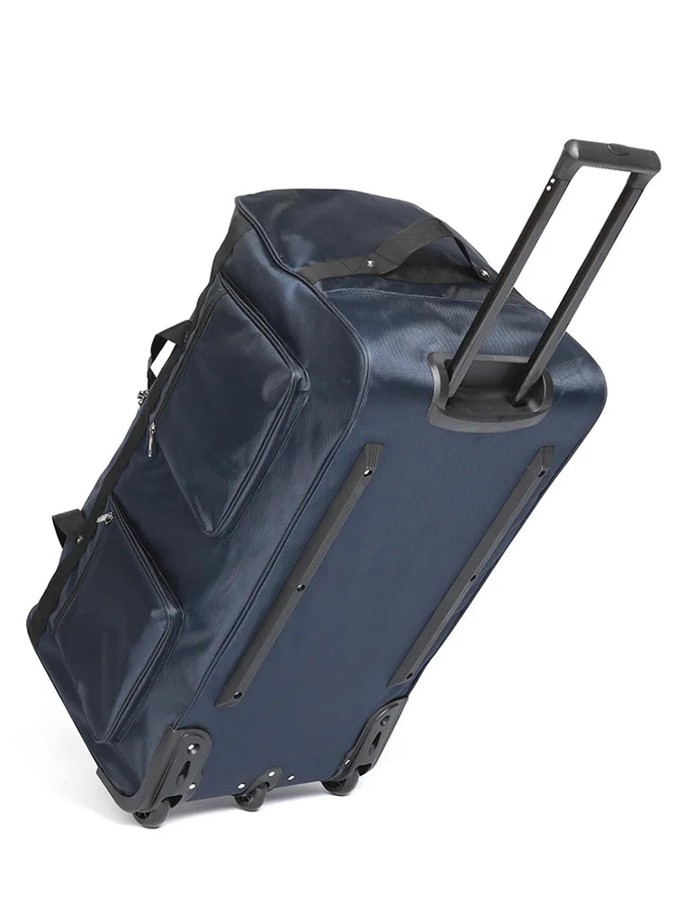 Large Capacity 150L Rolling Luggage Trolley Bags with Wheels Waterproof Oxford Duffel Bag Wheeled Bag Travel Suitcase Luggage