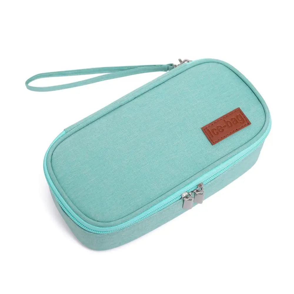 Portable Waterproof Diabetic Insulin Cooling Bag Carry-on Protector Pill Refrigerated Ice Pack Drug Freezer without Gel
