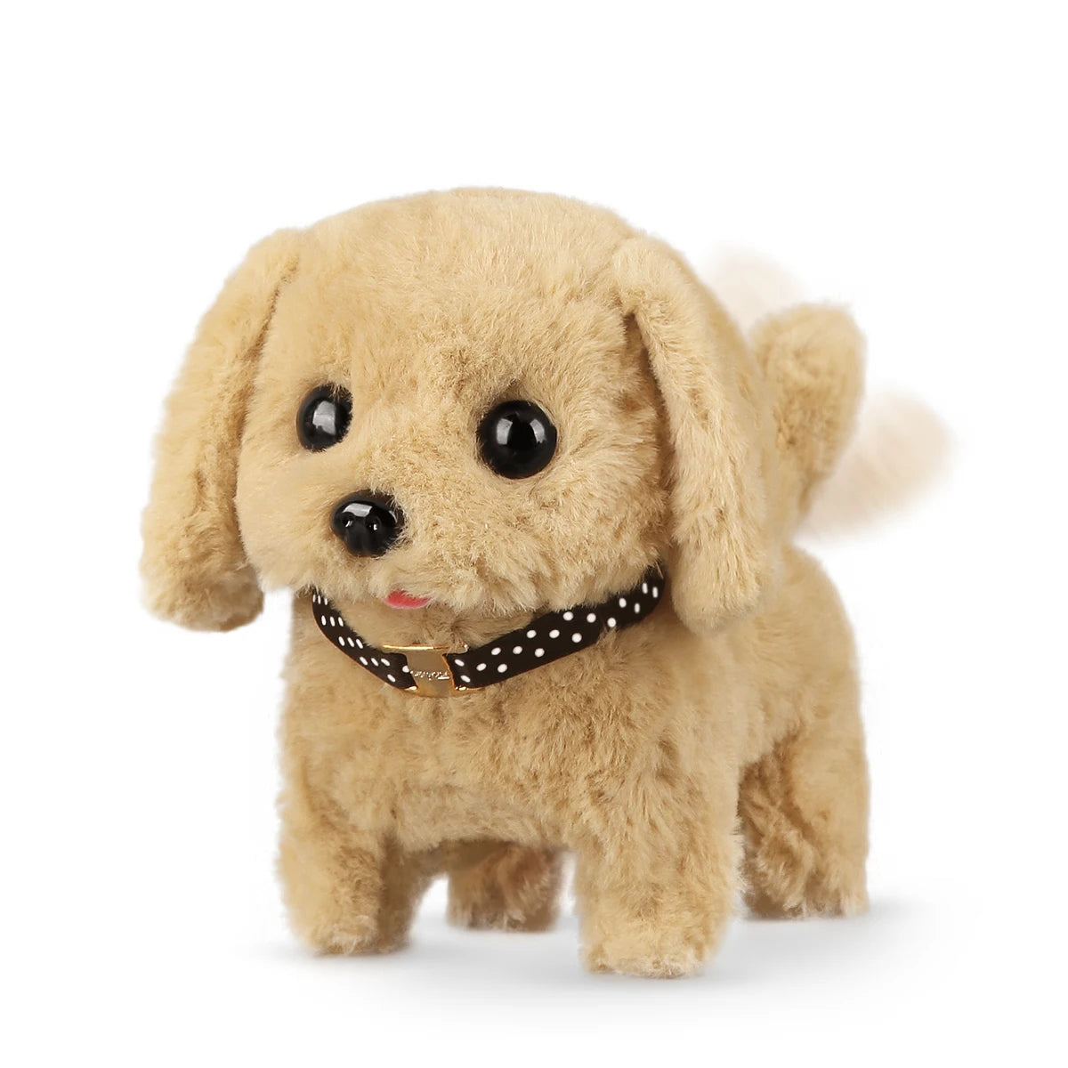 1Pc Electric Plush Simulation Dog Teddy Puppy Walking Sound Nodding Electronic Pet Toy For Christmas Gift New Year Gift
