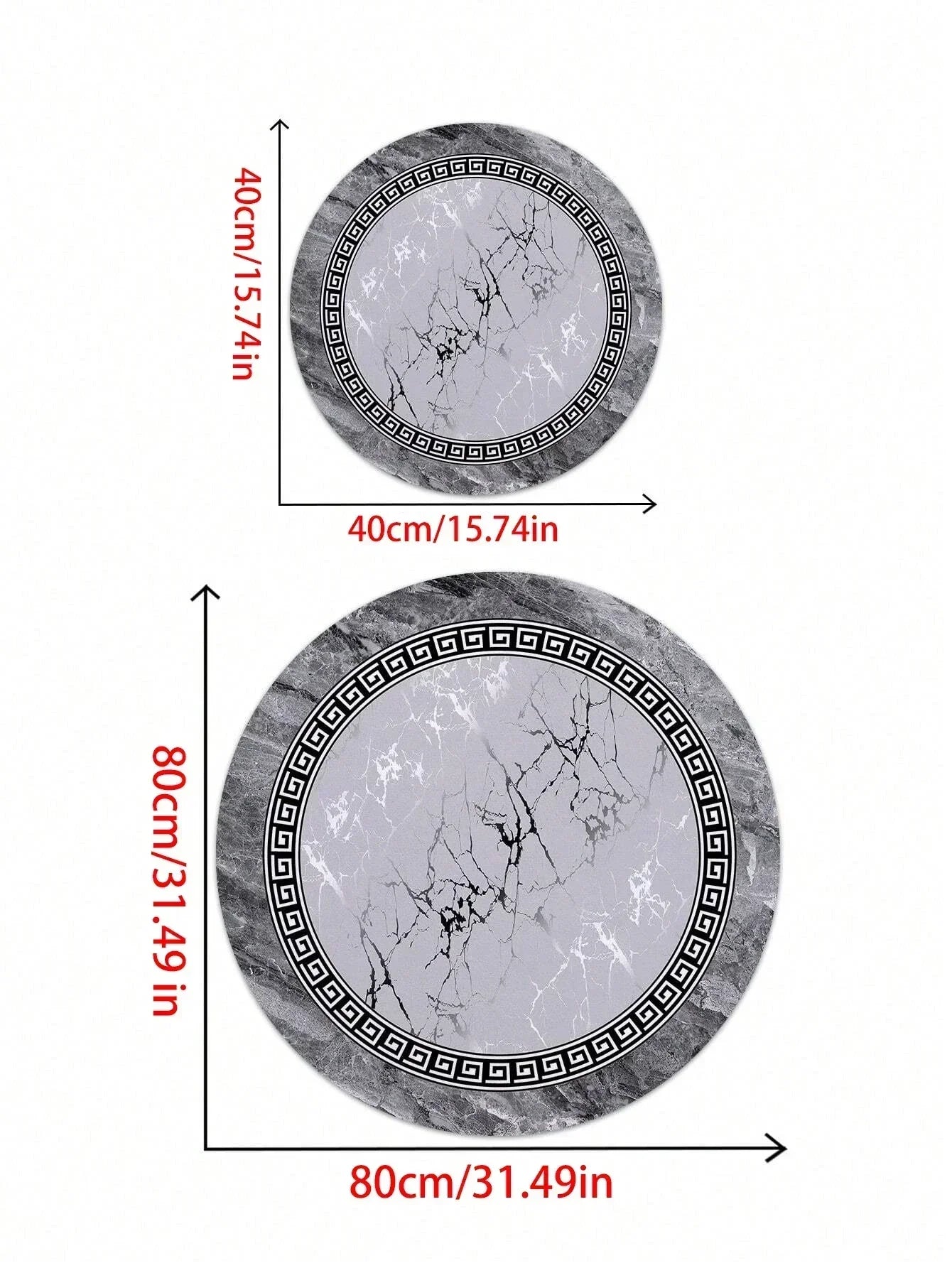 Bedroom round floor mat dirt resistant round carpet office computer gaming swivel chair rocking table study stool under study