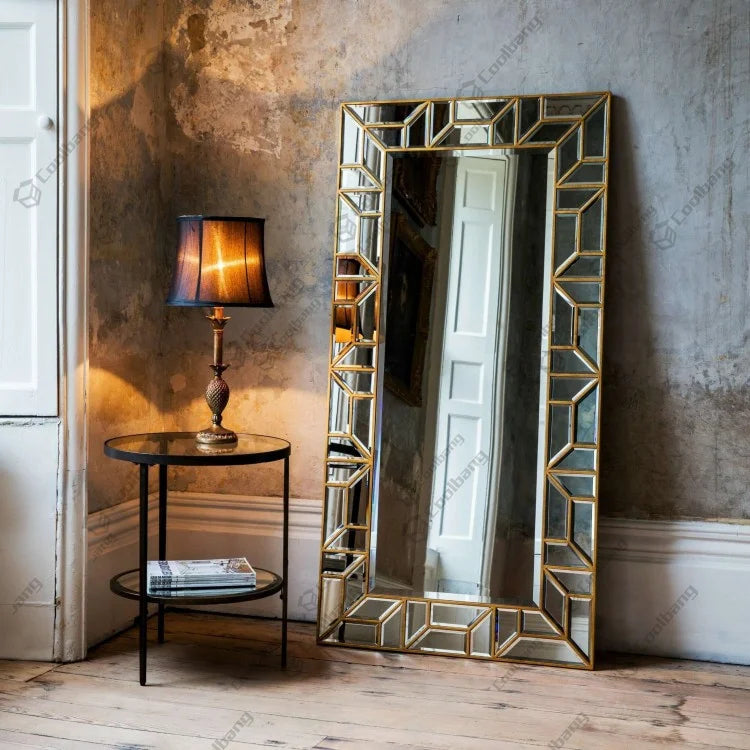 NEW Coolbang Framed Floor Standing Decor Mirror