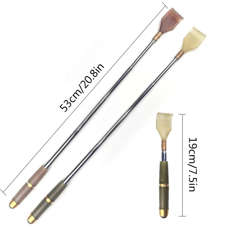 1 Pc Extendable Magnetic Ball Hackle Back Scratcher With Magnet Telescopic Scratching Backscratcher Massager Back Scraper