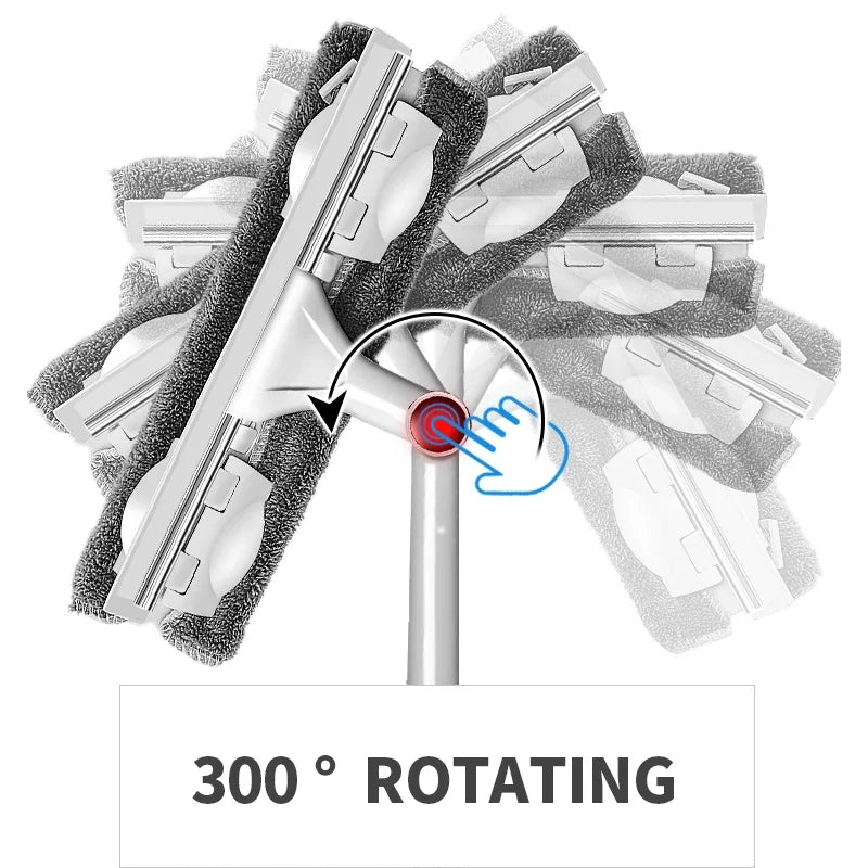 Household Telescopic Window Cleaning Tool with Long Handle Brush Glass Washer Mop for Efficient Indoor Window Cleaner