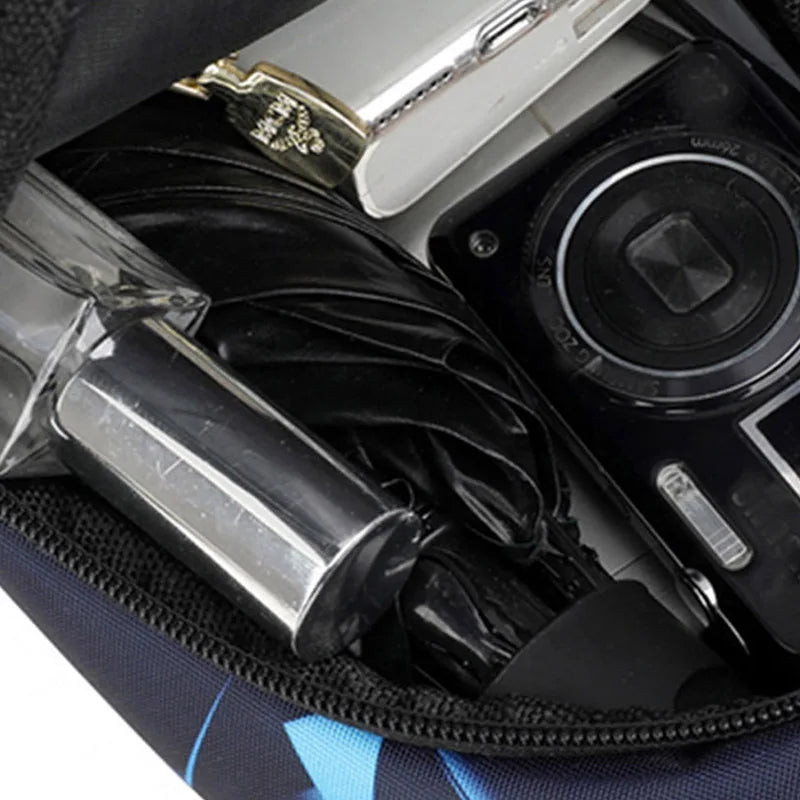 Korean chest bag Men's fashion camouflage men's satchel Shoulder bag Crossbody bag Oxford cloth casual bag Canvas small backpack