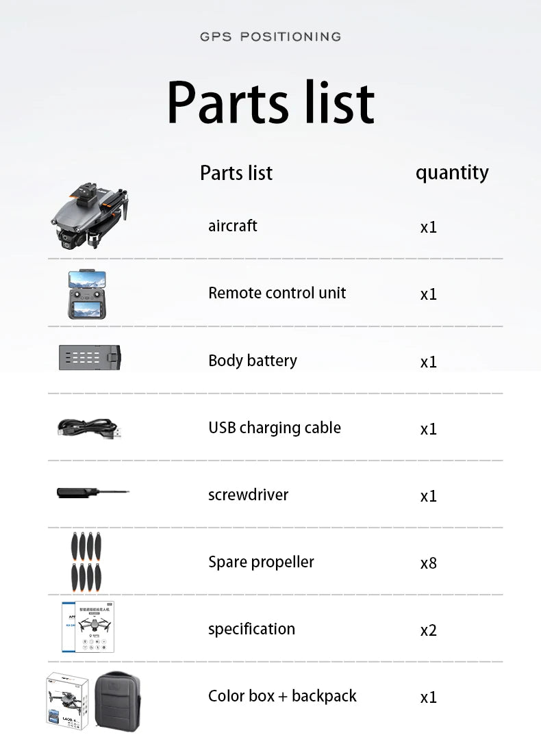 L600-1 Pro GPS Drone 4K Professional HD Dual Camera With Screen 5G WIFI 360°Obstacle Avoidance Brushless Rc Quadcopter Drone