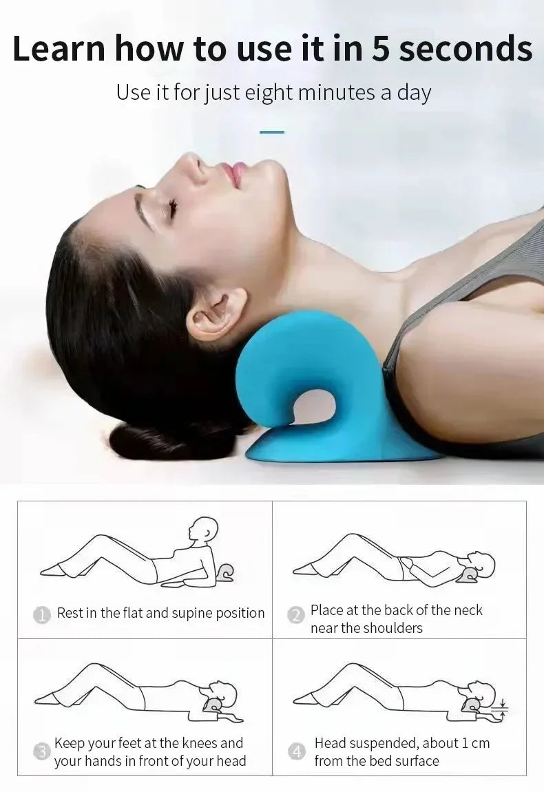 Cervical Massage Pad, U-Shaped Pad, Shiatsu Gravity, Neck And Shoulders Relaxation