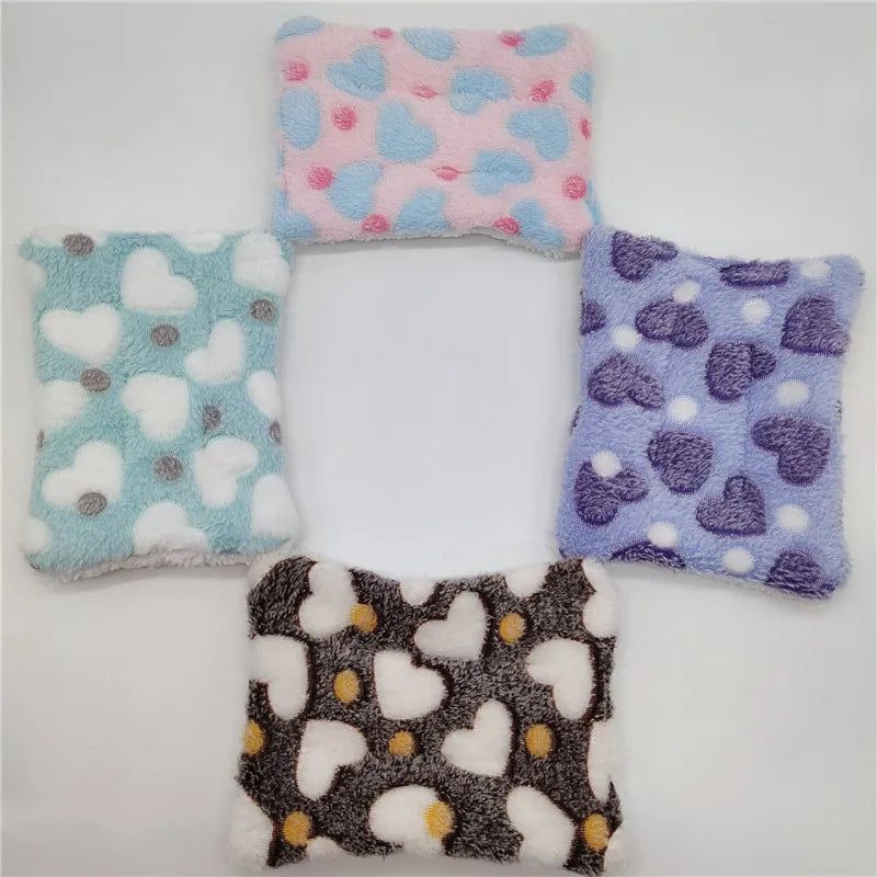 Small Animal Guinea Pig Hamster Bed House Winter Warm Squirrel Hedgehog rabbit Chinchilla Bed mat House Nest Hamster Accessories