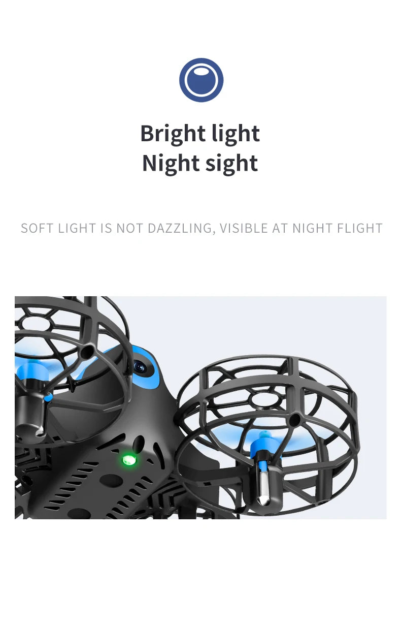 4DRC V18 Mini Drone 3D Flip Headless Mode Drones Air Pressure Height Maintain RC Quadcopter Dron Children's Toy Gift NEW