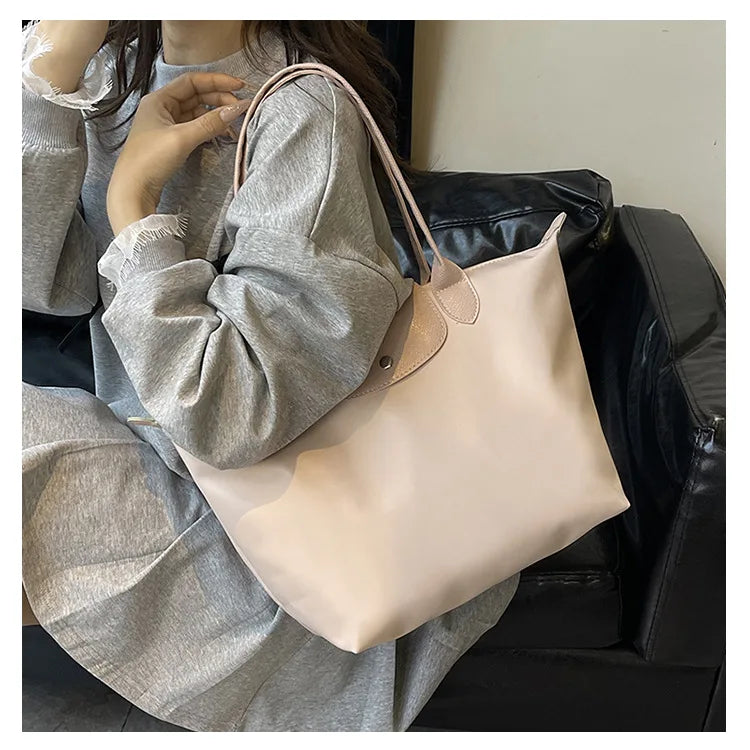 Women's shoulder bag new large-capacity tote bag armpit bag female Longxiang bag fashionable handbag