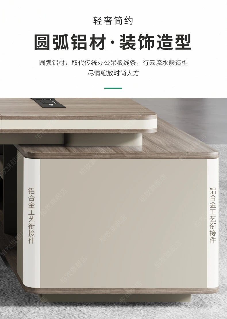 Organizer Designer Office Tablet Asthetic Monitor Executive Office Desk Study Gaming Escritorios De Computadora Furniture