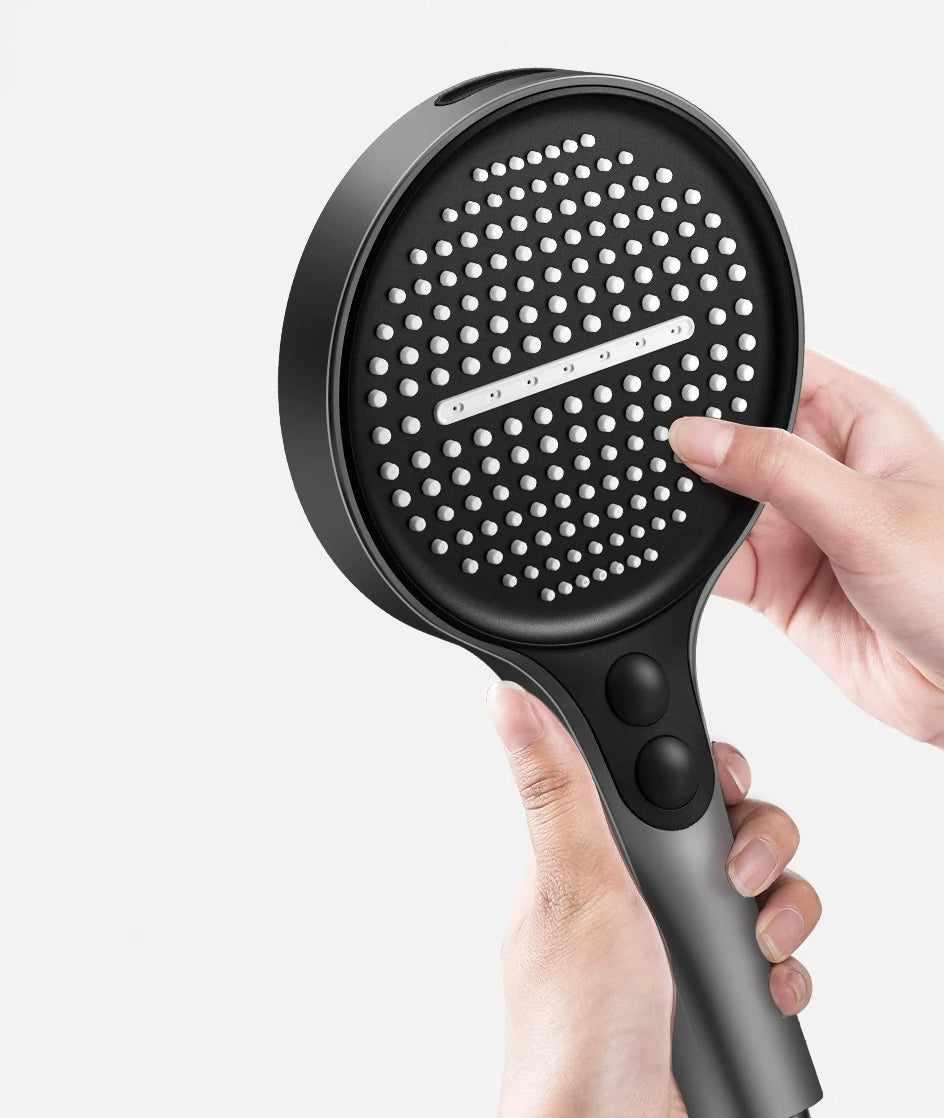 VGX Gold Shower System Set Bathroom Shower Faucet Set 3-way Rainfall Shower Set Shower Mixer Crane with Hand Shower Set Grey