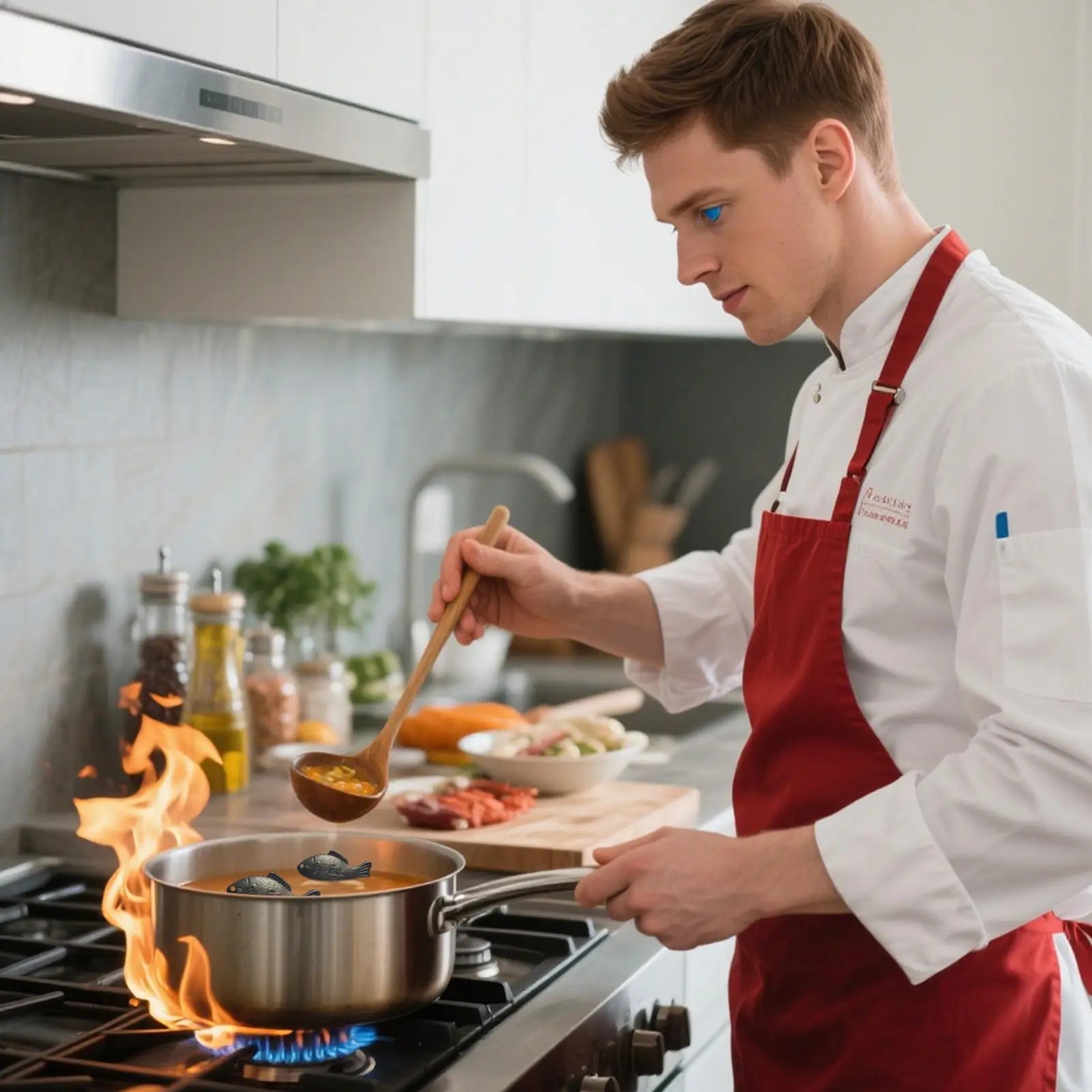 Iron Fish Natural Source Of Iron Fish Effective 2 Pieces Reusable Kitchen Accessories for Deficiency Children Vegetarians