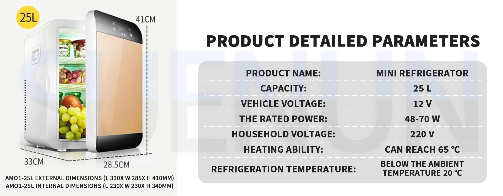 Household 20L Refrigerator Geladeira Freezer Small Refrigeration Fridge Kitchen Refrigerator Home Freezer nevera frigobar