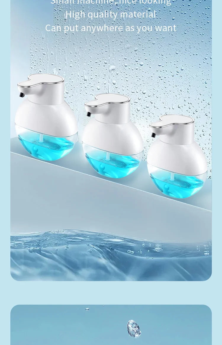 Smart Automatic Soap Foam Dispenser and Gel Bathroom Washing Hand liquid detergent Machine Wall Panels Mounted USB Rechargeable