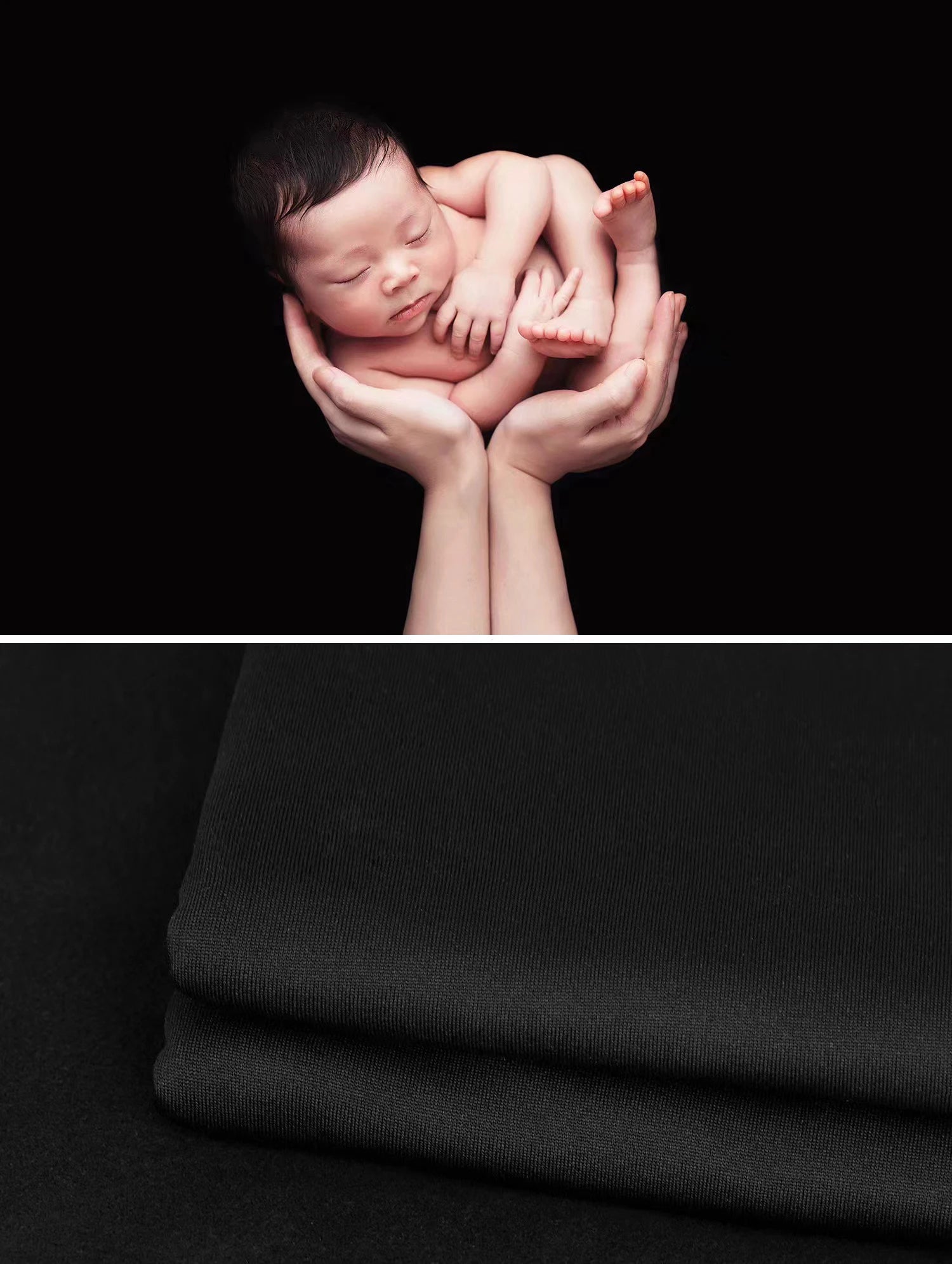 Newborn Photography Props Soft Wrap Blanket Backdrop Stretchable Fabrics for Baby Posing Studio Shooting Photo Accessories