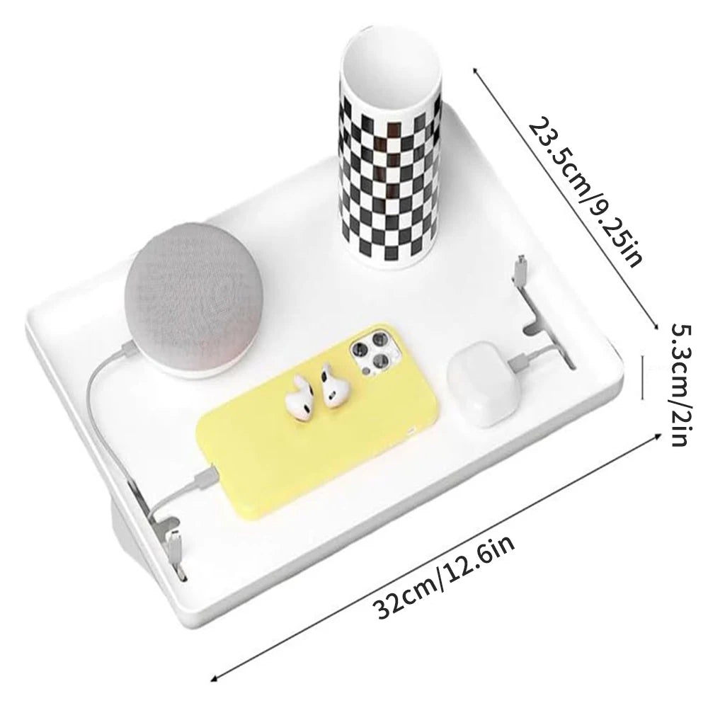 1 Bedside Shelf, Suitable For Bed, Dormitory, School, Home Storage Tray Storage Box, Bedside Table, Storage And Finishing