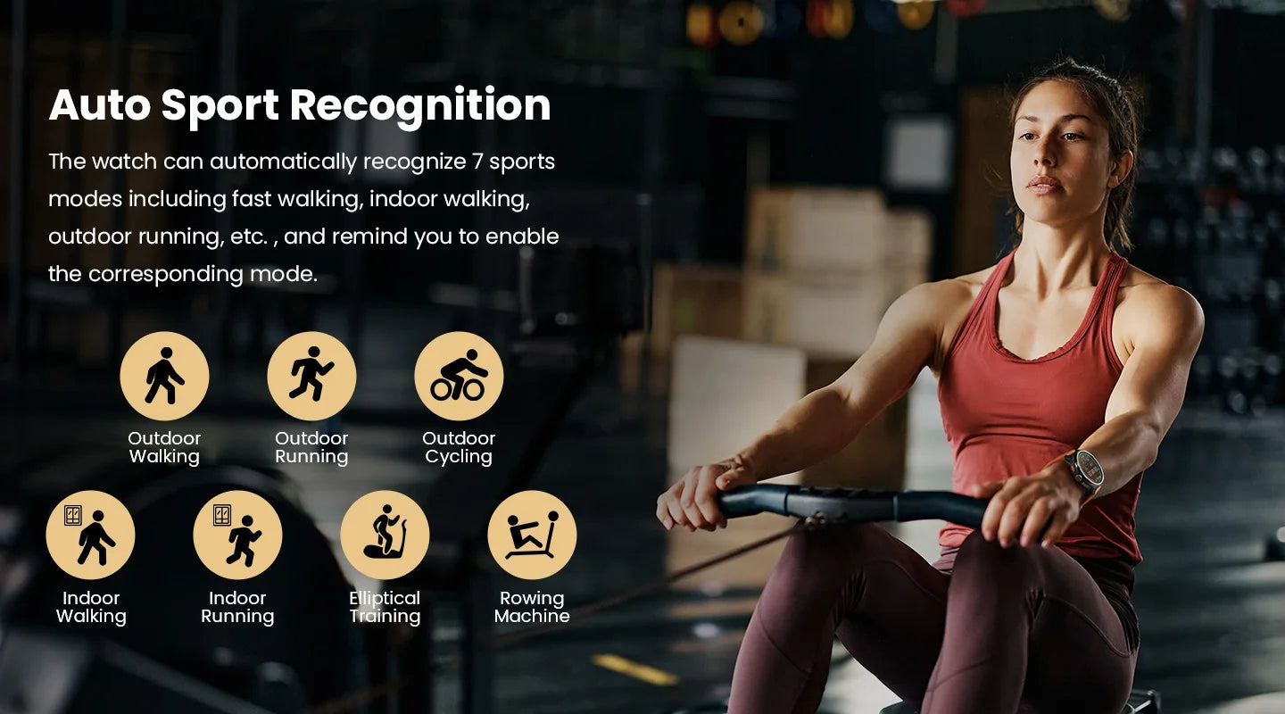 HAYLOU Solar Ultra GPS Smartwatch 1.6” AMOLED Display 5ATM Waterproof Built-in GPS Bluetooth Phone Calls Sports Smart Watch