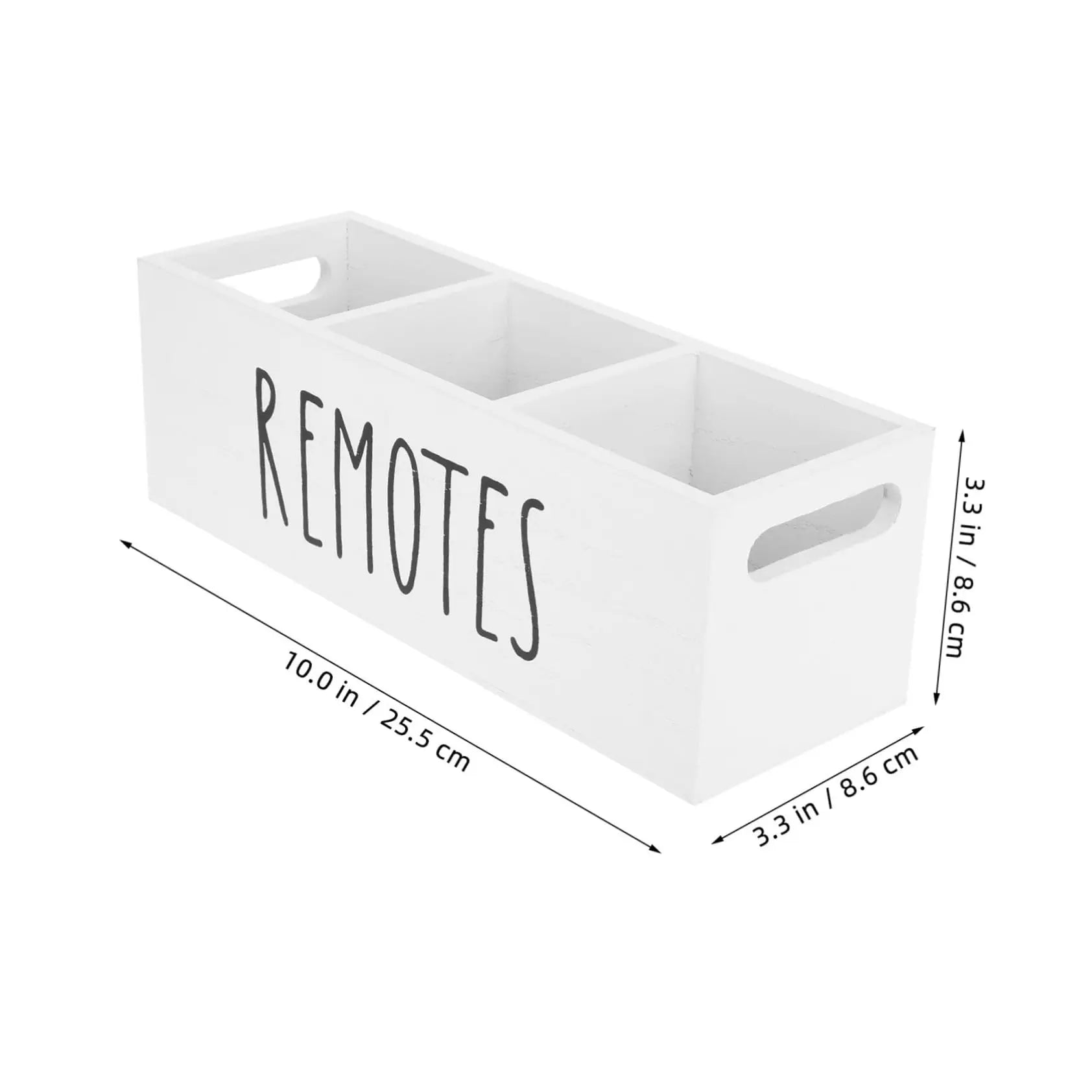 Remote Control Holder TV Remote Holder Remote Holder Remote Organizer Caddy Table Wooden Remote Box for Nightstand Bedside Caddy