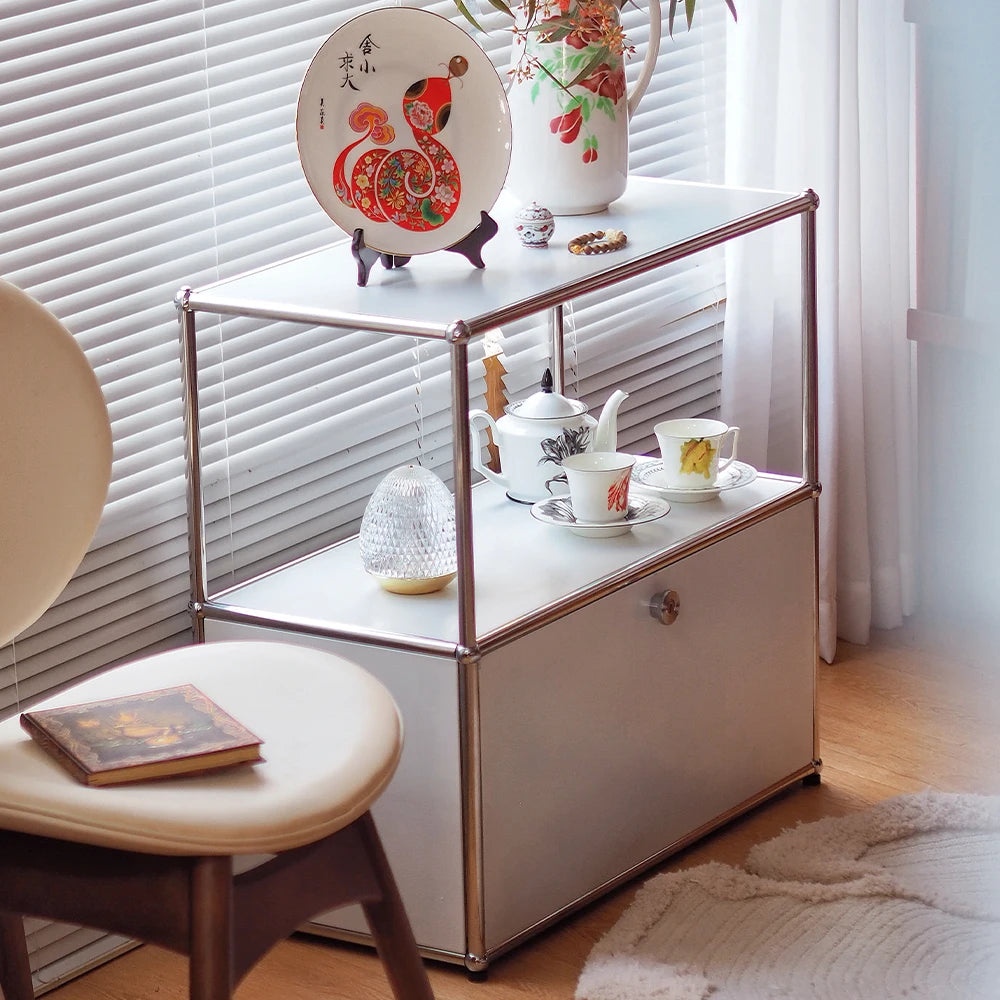 Cabinet for living room Storage locker drawer type storage Bedroom chest of drawers Organizer furniture Dual cabinet combination