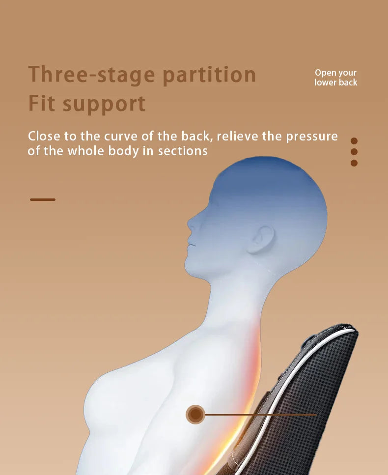 Electric Cervical Pillow For Neck Airbag Ttraction Shiatsu Head Body Back Waist Massager Car With Heating Vibrating Massage