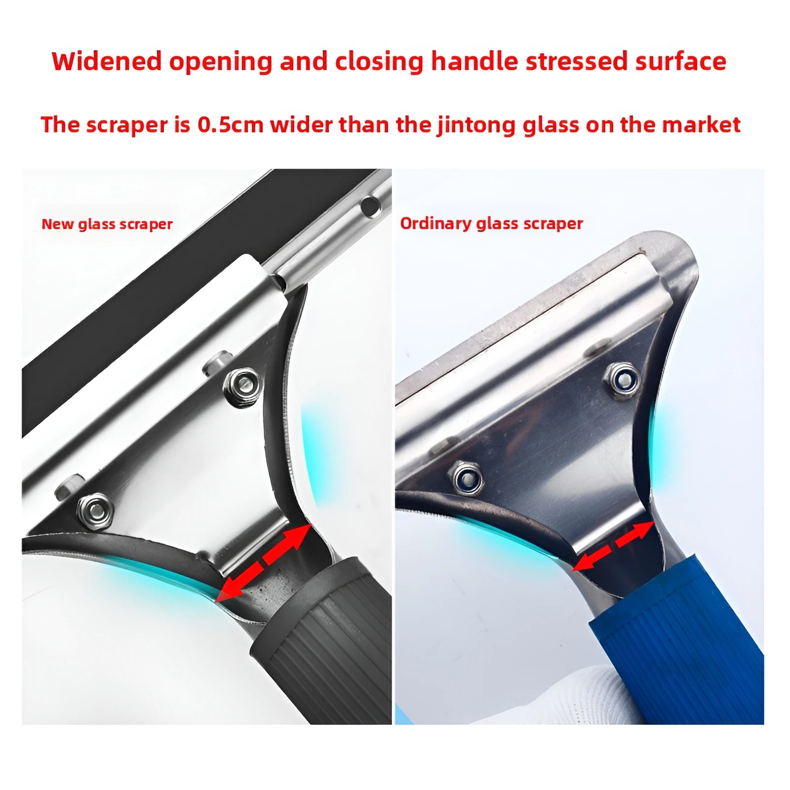 Glass Scraping Glass Artifact Window Brush White Cloud Style Glass Cleaning Wiper Single-sided Window Cleaning Floor Squeegee