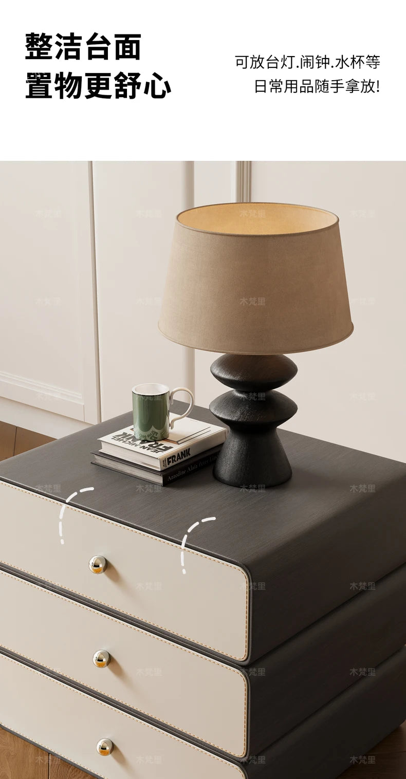 Luxury Storage Bedside Table Bedroom Mobile Cabinets Librero Unique Organizer Nightstand Wood Mesitas De Noche Hotel Furniture