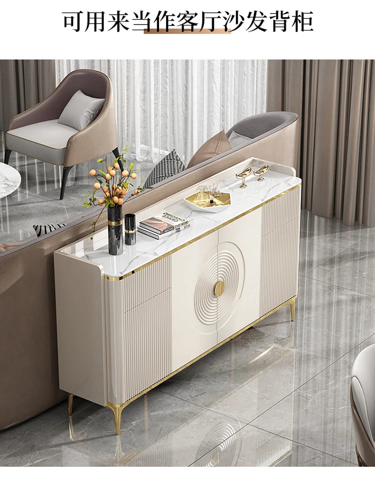 Large Household Living Room Cabinets European Metal Legs Glam Luxury Living Room Cabinets Nordic Modern Szafka Vintage Furniture