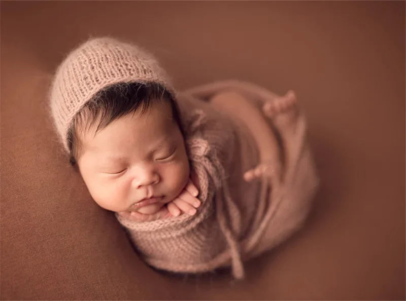 150X170 CM Newborn Photography Props Backdrop Wrap Set Soft Fabrics Shoot Studio Accessories Baby Posing Frame Blankets