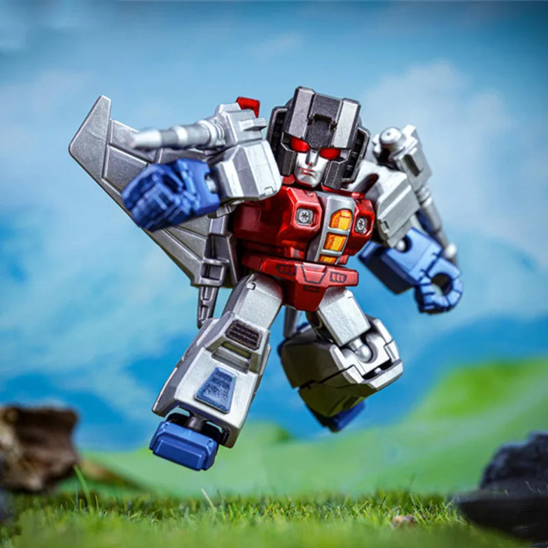 Original BLOKEES Defender Version 1-4 Transformer Building Blocks Toys 5.5cm Mini CORONATION Starscream Bumblebee Action Figure